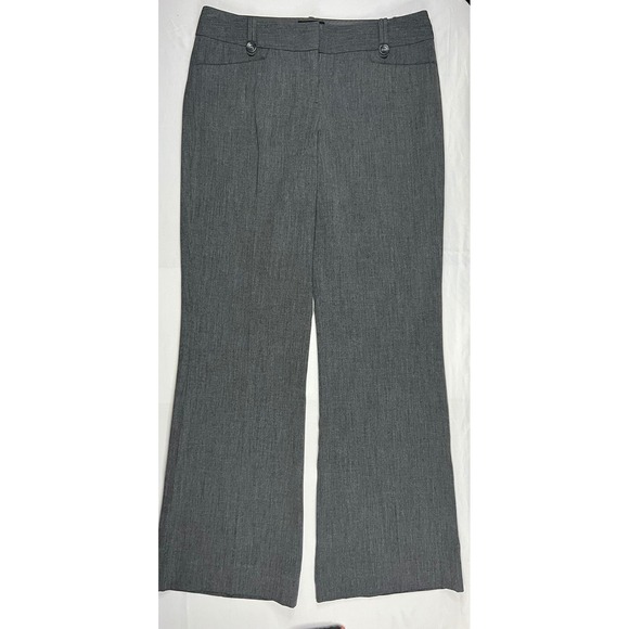 The Limited Pants - The Limited Cassidy Fit Gray Dress Pants Womens 6R Heathered Charcoal Trousers